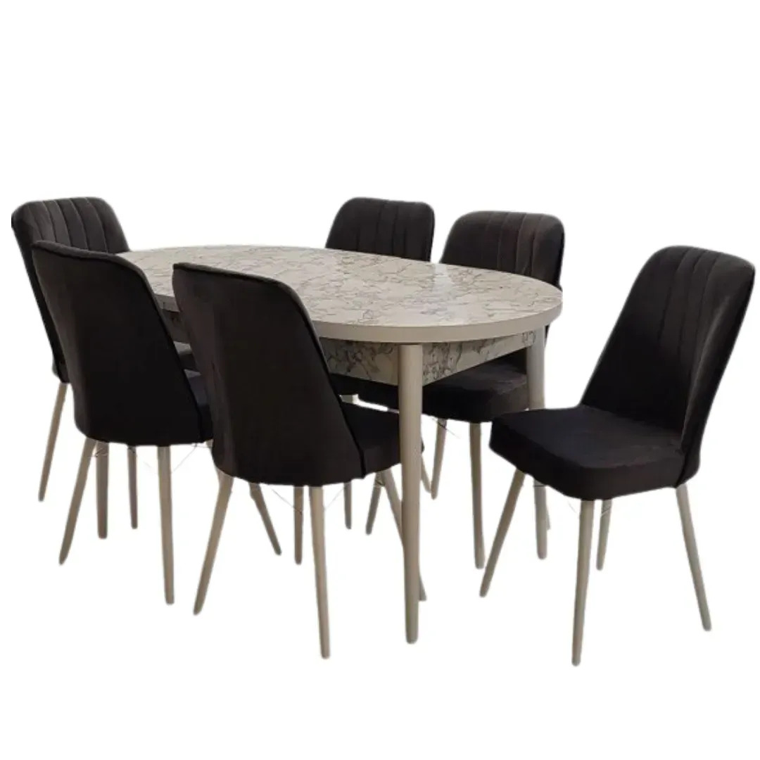 set-masa-cu-6-scaune-arya set masa cu 6 scaune arya