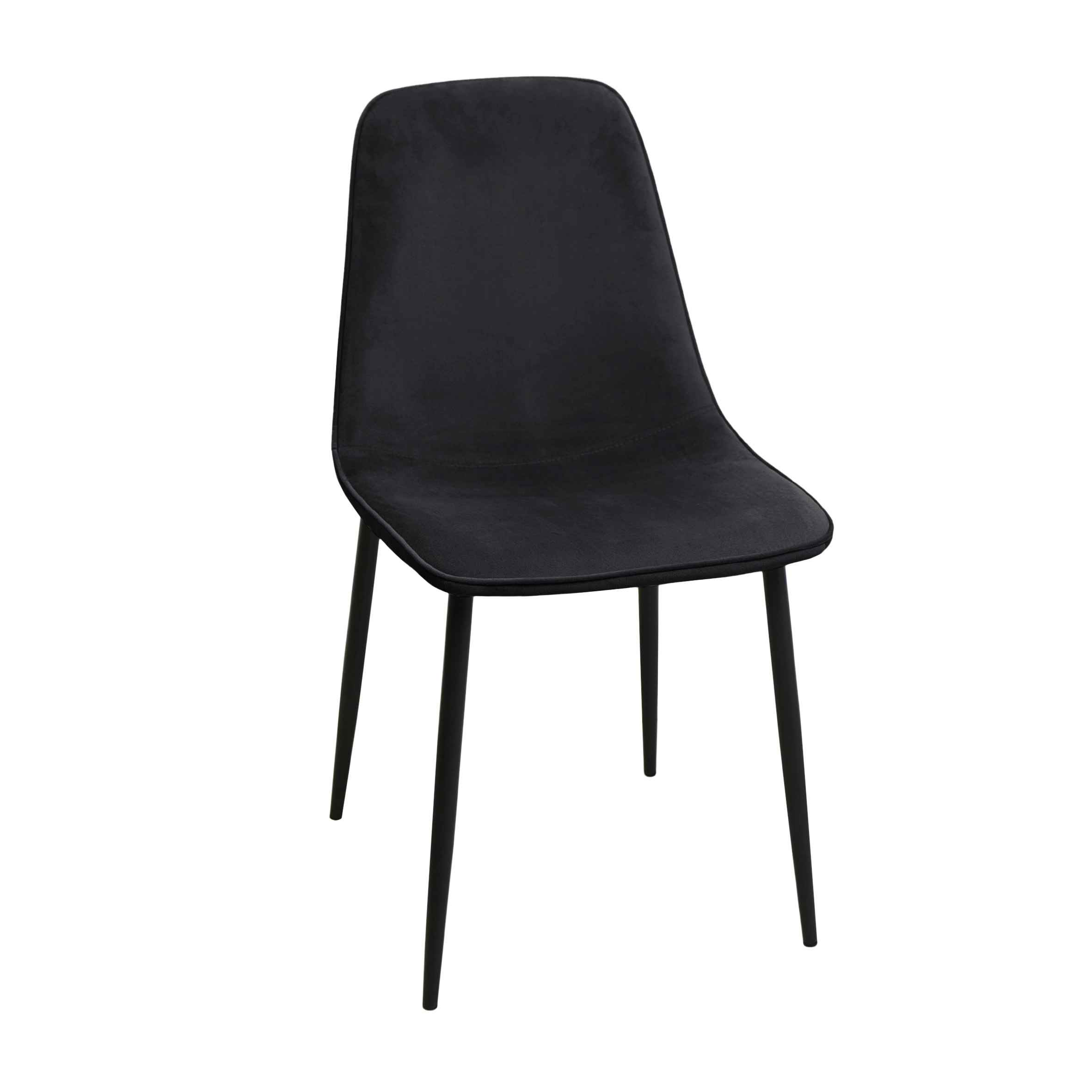 scaun-bucatarie-olaf-catifea-black scaun bucatarie olaf catifea black